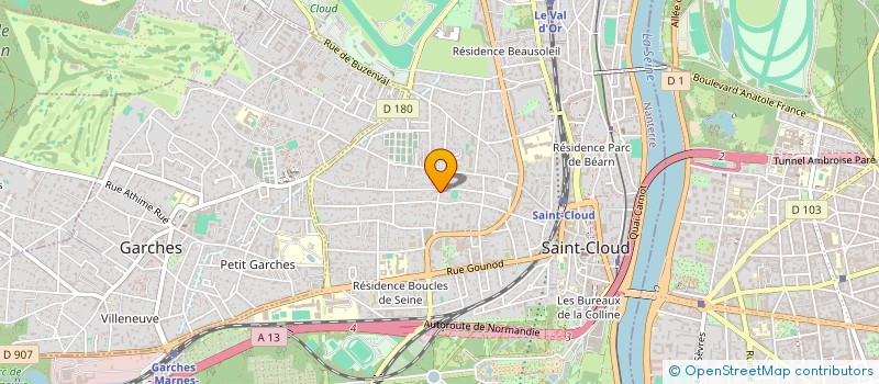 localisation de l'entreprise GLORIA à SAINT CLOUD