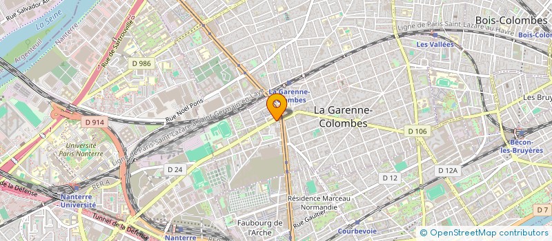 localisation de l'entreprise GLORIA à LA GARENNE-COLOMBES