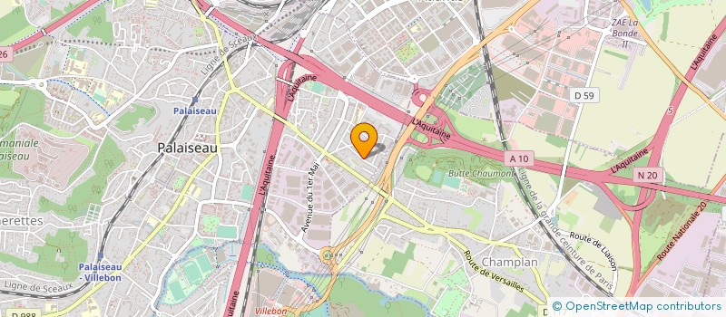 localisation de l'entreprise GLORIA  PALAISEAU