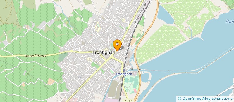 localisation de l'entreprise GLORIA à FRONTIGNAN