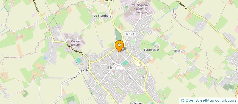 localisation de l'entreprise GLORIA à LINSELLES