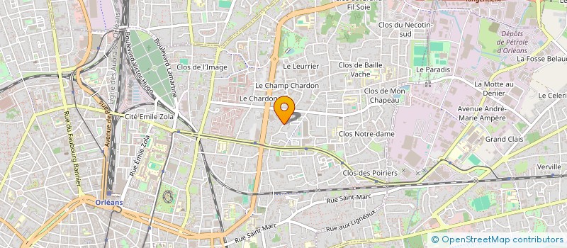 localisation de l'entreprise GLORIA à ORLEANS