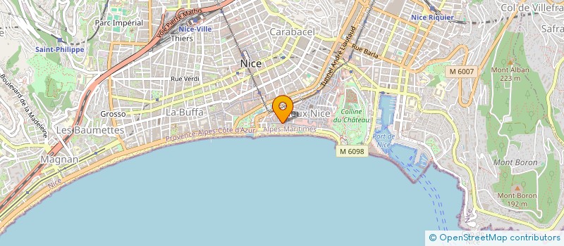 localisation de l'entreprise GLORIA AZUR à NICE