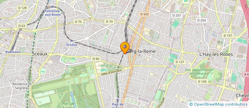 localisation de l'entreprise GLORIA DECK à BOURG-LA-REINE