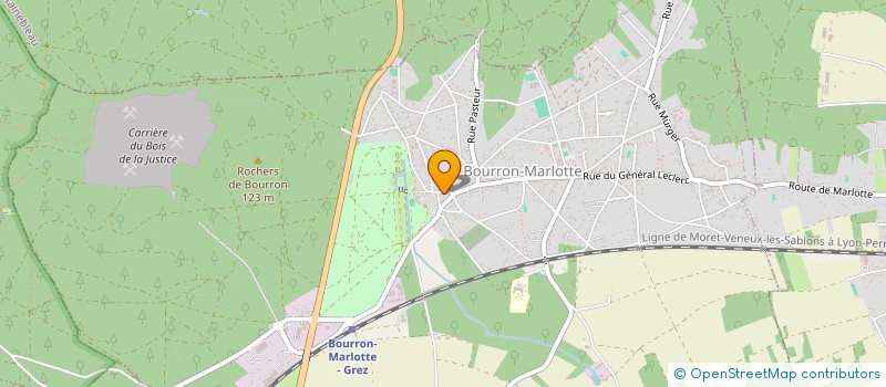 localisation de l'entreprise GLORIA MUSIC  MORET-LOING-ET-ORVANNE