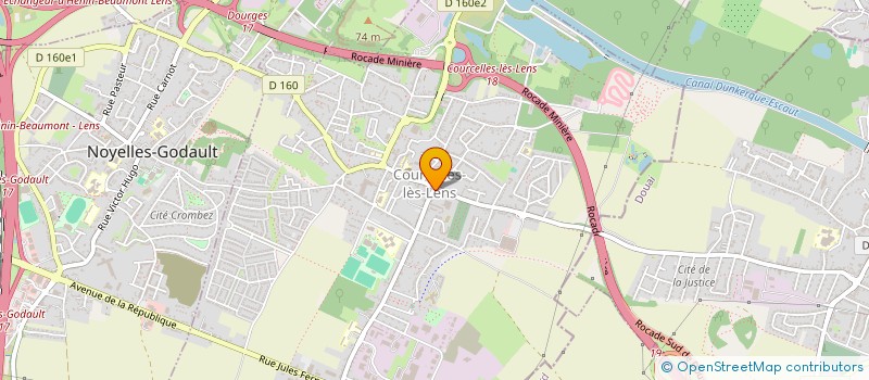localisation de l'entreprise GLORIAN DENIS à COURCELLES-LES-LENS