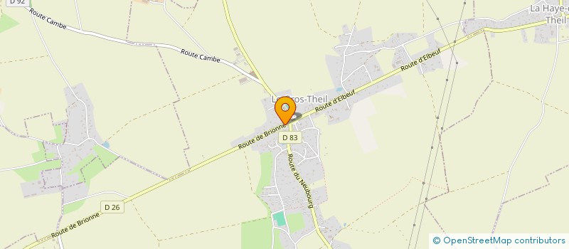 localisation de l'entreprise GLORIANT-DENESLES  LE BOSC-DU-THEIL