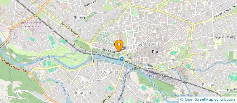 localisation de l'entreprise GLORIEUX à PAU