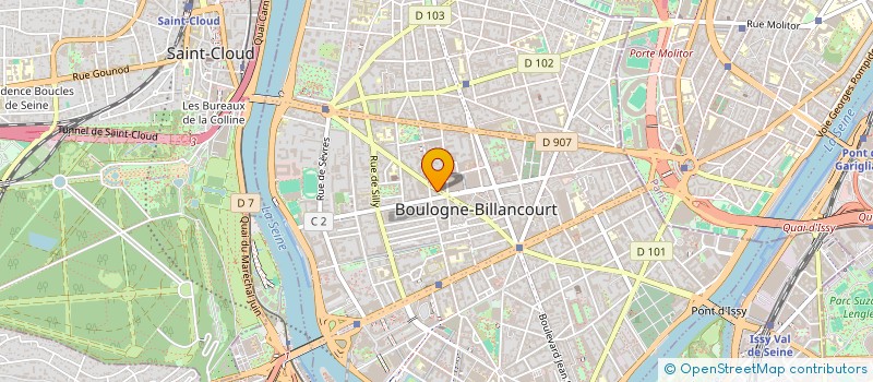 localisation de l'entreprise GLORIOUS STUDIOS à BOULOGNE-BILLANCOURT