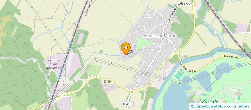 localisation de l'entreprise GLORIS à ANNET-SUR-MARNE