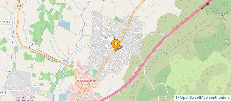 localisation de l'entreprise GLORY HOLD  GIGEAN