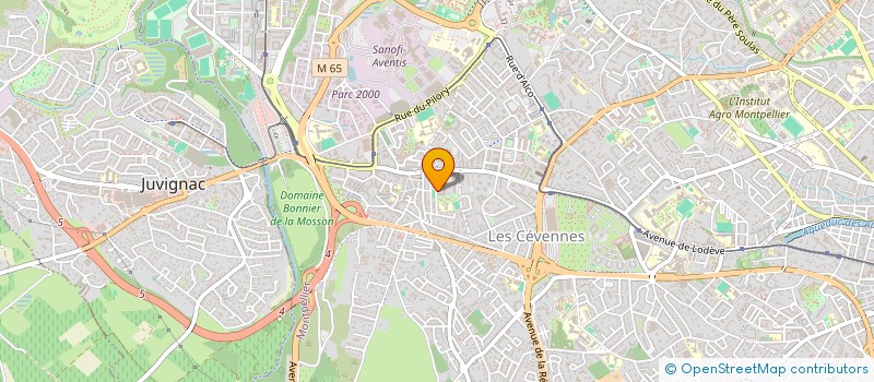 localisation de l'entreprise GLORY PACK à MONTPELLIER