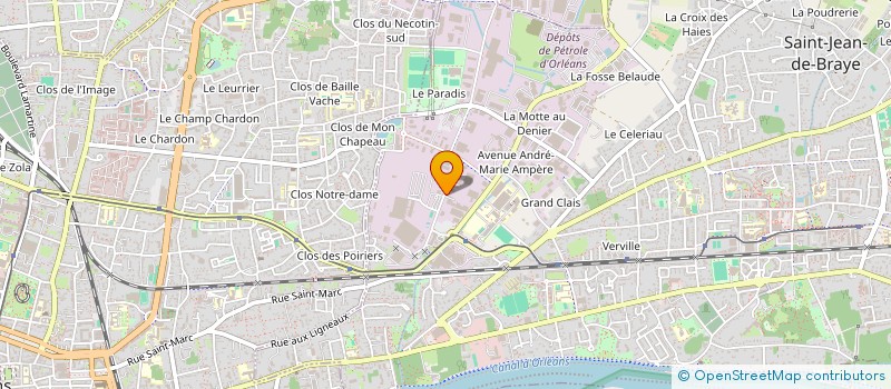 localisation de l'entreprise GLORYA HOUSE à SAINT-JEAN-DE-BRAYE