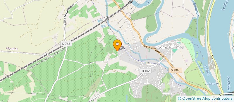 localisation de l'entreprise GLORYANE  COMPS