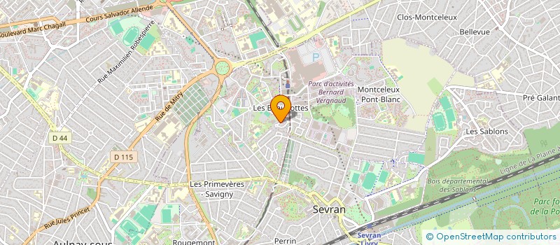 localisation de l'entreprise GLOSER à SEVRAN