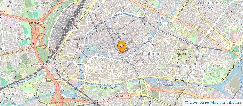 localisation de l'entreprise GLOSS à STRASBOURG