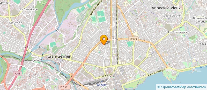 localisation de l'entreprise GLOSSOLALIE à ANNECY