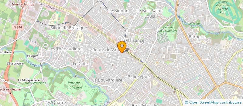 localisation de l'entreprise GLOTIN GY  SAINT-HERBLAIN