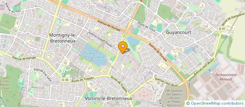 localisation de l'entreprise GLOTZL FRANCE GEOTECHNIQUE à VOISINS-LE-BRETONNEUX