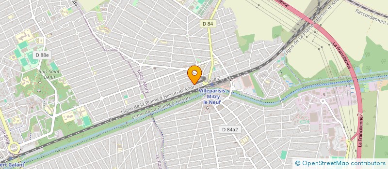 localisation de l'entreprise GLOU GLOU  MITRY-MORY