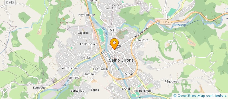 localisation de l'entreprise GLOU-GLOU-MIAM à SAINT-GIRONS