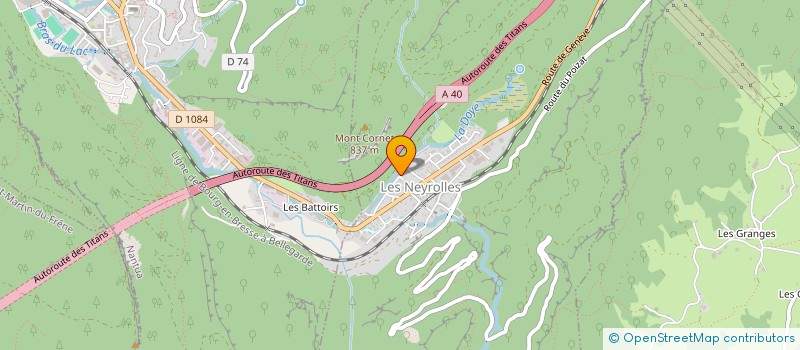 localisation de l'entreprise GLOV COMMUNICATION GLOBALE  LES NEYROLLES