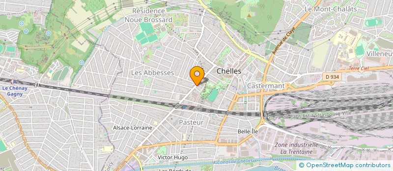 localisation de l'entreprise GLOVIC  CHELLES