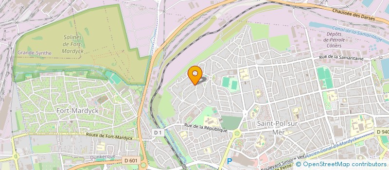 localisation de l'entreprise GLOW & GRIT à DUNKERQUE