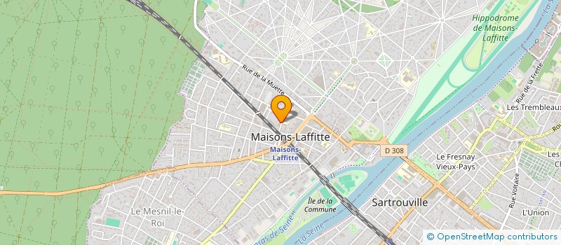 localisation de l'entreprise GLOW SIGNATURE  MAISONS-LAFFITTE