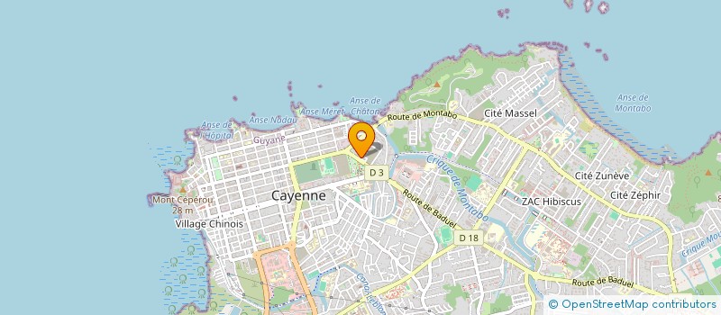 localisation de l'entreprise GLOW SKIN EXPERT INSTITUT  CAYENNE