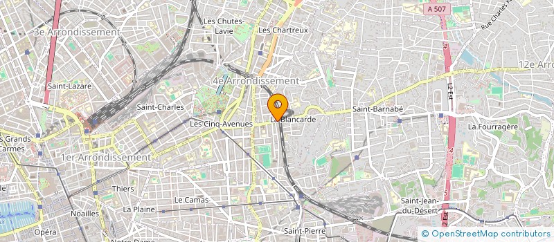 localisation de l'entreprise GLOW UP à MARSEILLE