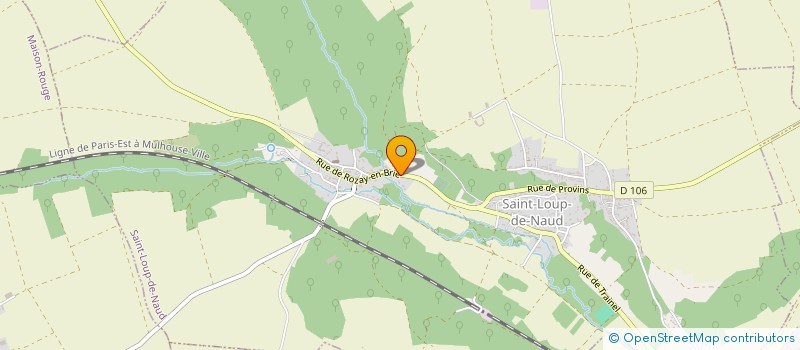 localisation de l'entreprise GLOW UP  PROVINS