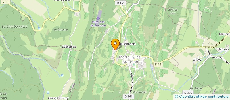 localisation de l'entreprise GLOW UP CONSEILS  MARTAILLY-LES-BRANCION