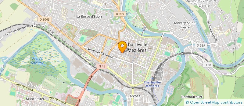 localisation de l'entreprise GLOW UP SHOP  CHARLEVILLE-MEZIERES