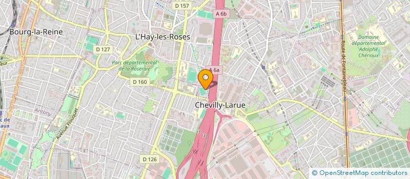 localisation de l'entreprise GLOWAS  L'HAY-LES-ROSES