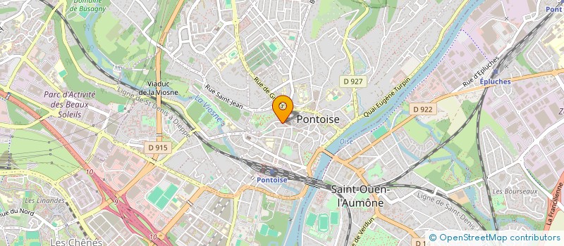 localisation de l'entreprise GLOWDERMA à CERGY
