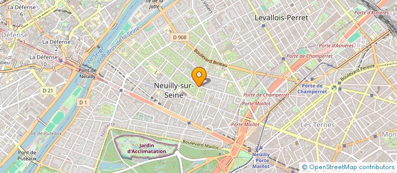 localisation de l'entreprise GLOWLISTIC à NEUILLY-SUR-SEINE