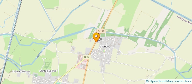 localisation de l'entreprise GLP  ANDILLY