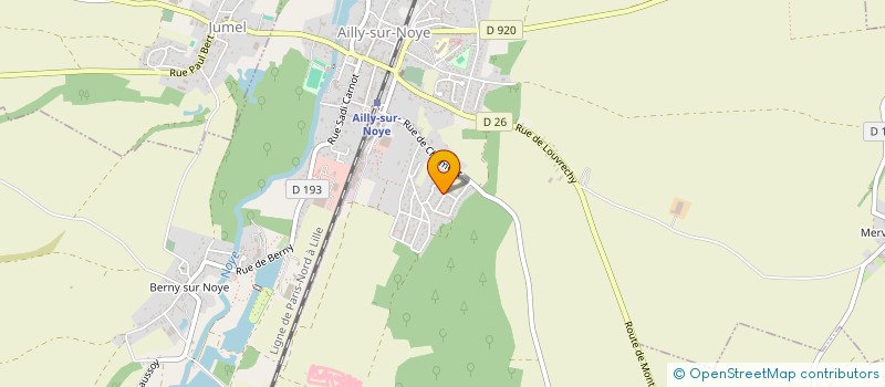 localisation de l'entreprise GLP CONSEIL ET PATRIMOINE à AILLY-SUR-NOYE