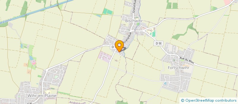 localisation de l'entreprise GLP CONSTRUCTION  BISCHWIHR