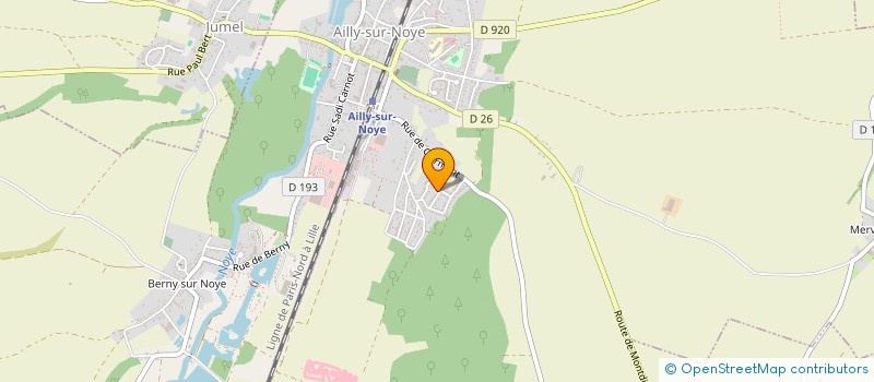 localisation de l'entreprise GLP IMMO à AILLY-SUR-NOYE