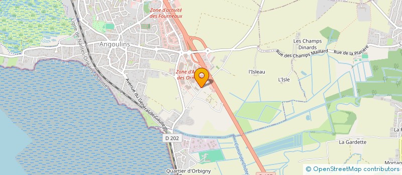 localisation de l'entreprise GLP INVEST  ANGOULINS