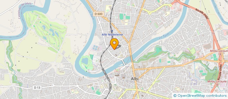 localisation de l'entreprise GLPA à ALBI