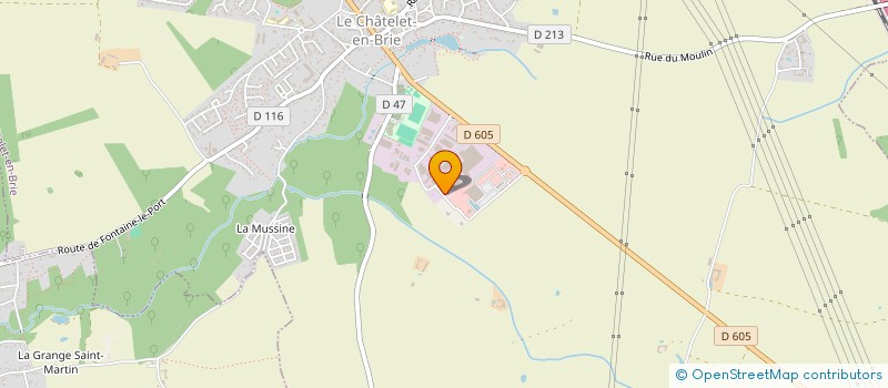 localisation de l'entreprise GLPC  LE CHATELET-EN-BRIE