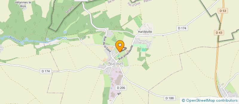 localisation de l'entreprise GLPC  NUCOURT