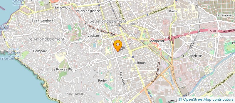 localisation de l'entreprise GLPC PIANA à MARSEILLE