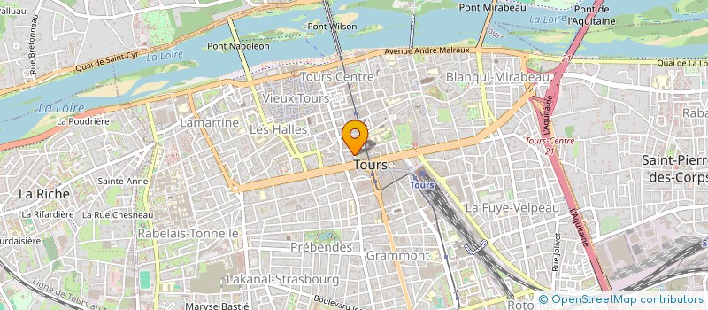 localisation de l'entreprise GLR à TOURS
