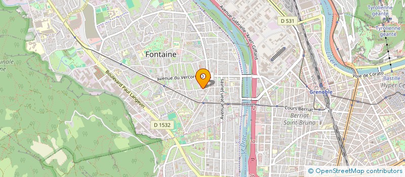 localisation de l'entreprise GLR  FONTAINE