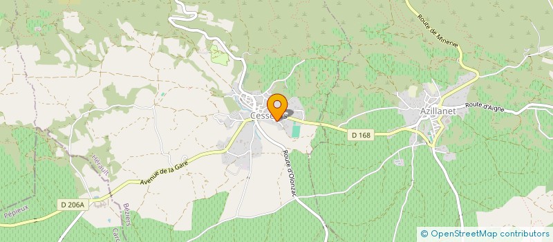 localisation de l'entreprise GLR  CESSERAS