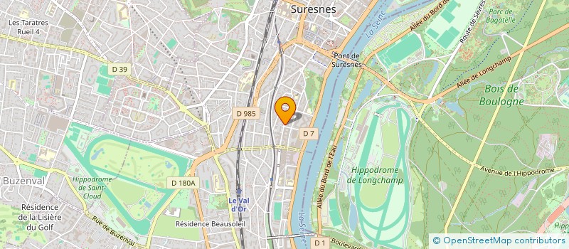 localisation de l'entreprise GLR-789 à SURESNES